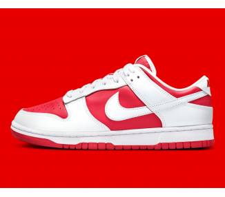 Nike dunk low con rosso (gs)