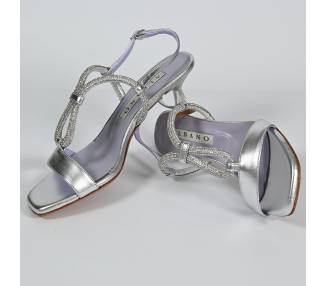 Sandalo Albano elegante tacco comodo e strass