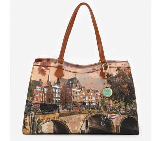Y-NOT TOTE BAG DONNA 639-AUTUMN RIVER