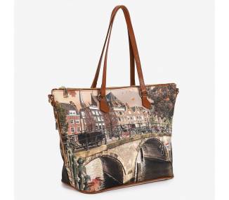 Y-NOT SHOPPING BAG DONNA 397-AUTUMN RIVER