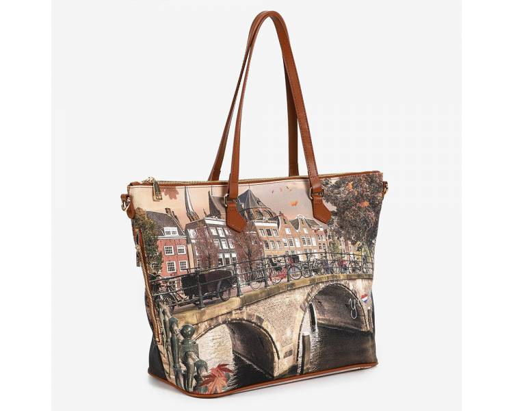 Y-NOT SHOPPING BAG DONNA 397-AUTUMN RIVER