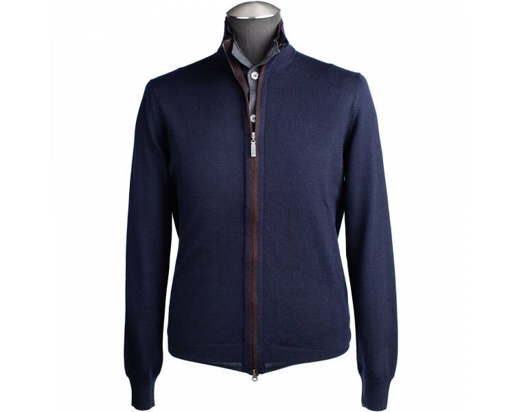 MAGLIONE CON CERNIERA UOMO GRAN SASSO 57142 14223