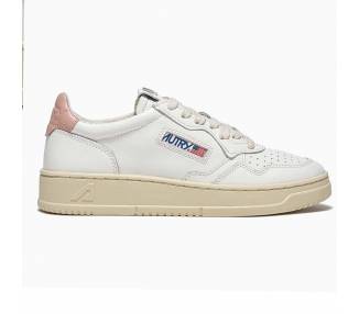 Autry sneakers donna medalist low bianco e rosa