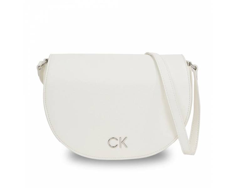 Borsa a tracolla Calvin Klein donna bianca