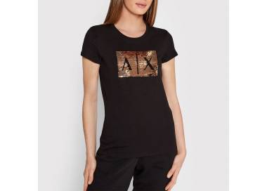 T-shirt donna Armani Exchange con paillettes
