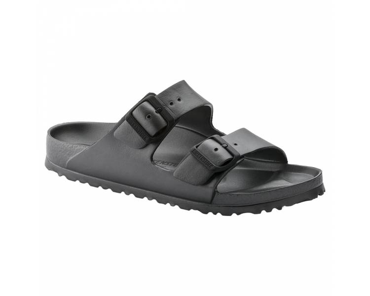 Sandalo uomo Birkenstock in gomma grigio