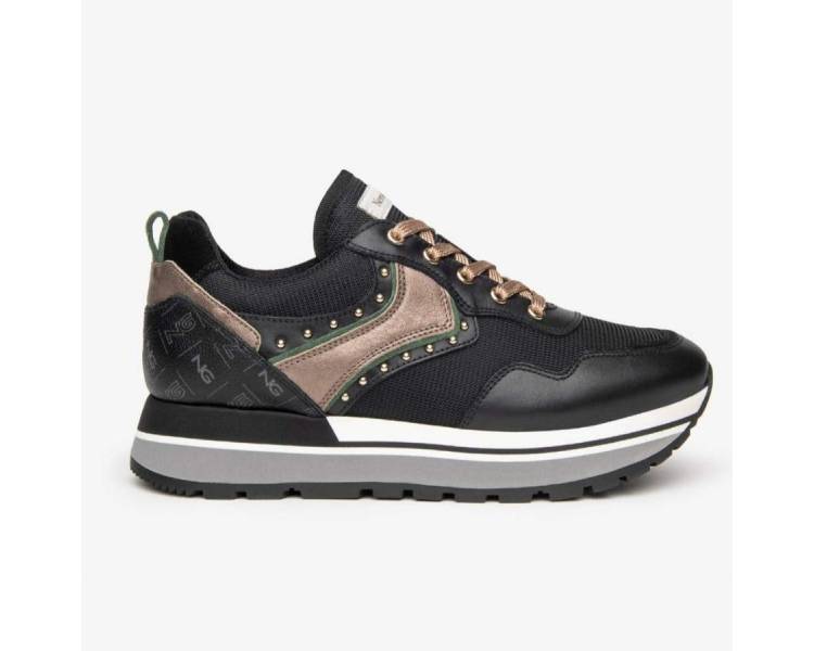 NEROGIARDINI SNEAKERS DONNA IN PELLE E CAMOSCIO I116940D