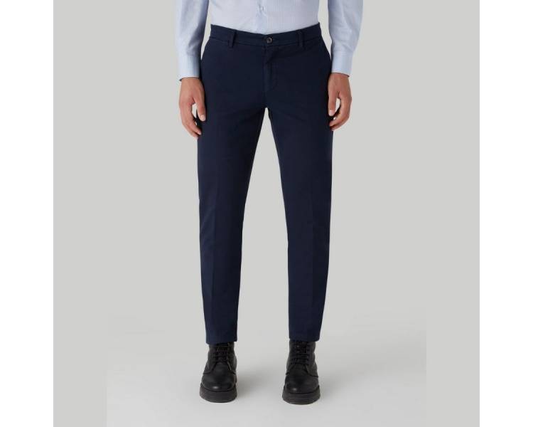 TRUSSARDI PANTALONE AVIATOR FIT IN GABARDINA DI COTONE 52P00000